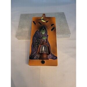 Vintage 1995 Halloween Talking Grim Reaper Doorbell Toy State Lights Sound Work